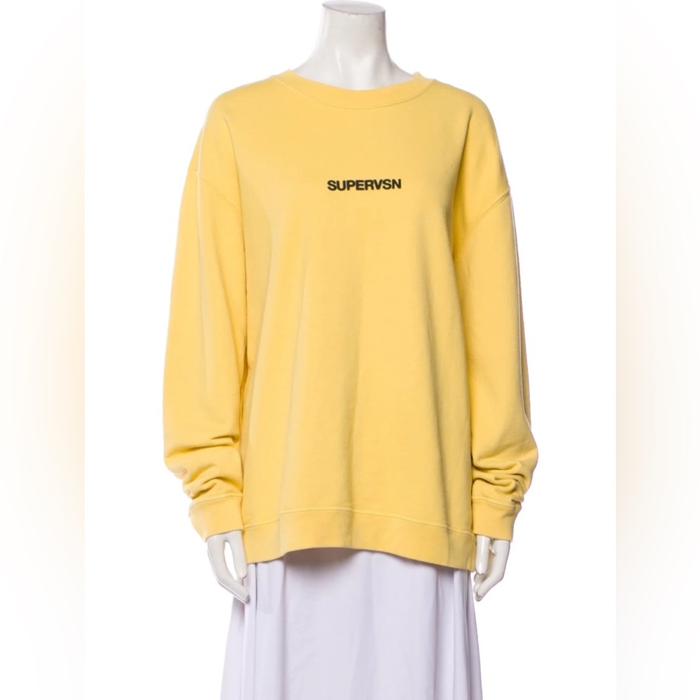 Supervsn Studio Starburst Crewneck - Yellow